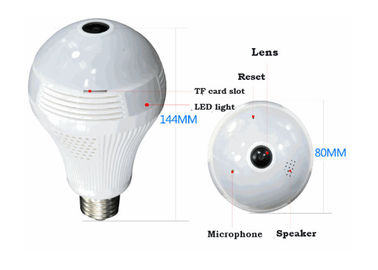 لامپ های بی سیم SPY دوربین های هوشمند با وضوح HD 1080P برای القاء بدن انسان