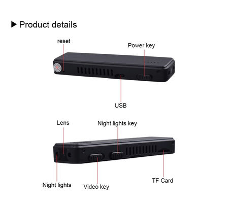 مادون قرمز Mini DV WIFI 1080P 32GB دوربین قلم جاسوسی مخفی