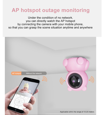Al Wireless IP Monitoring Camera AP Hotspot با اتصال WiFi